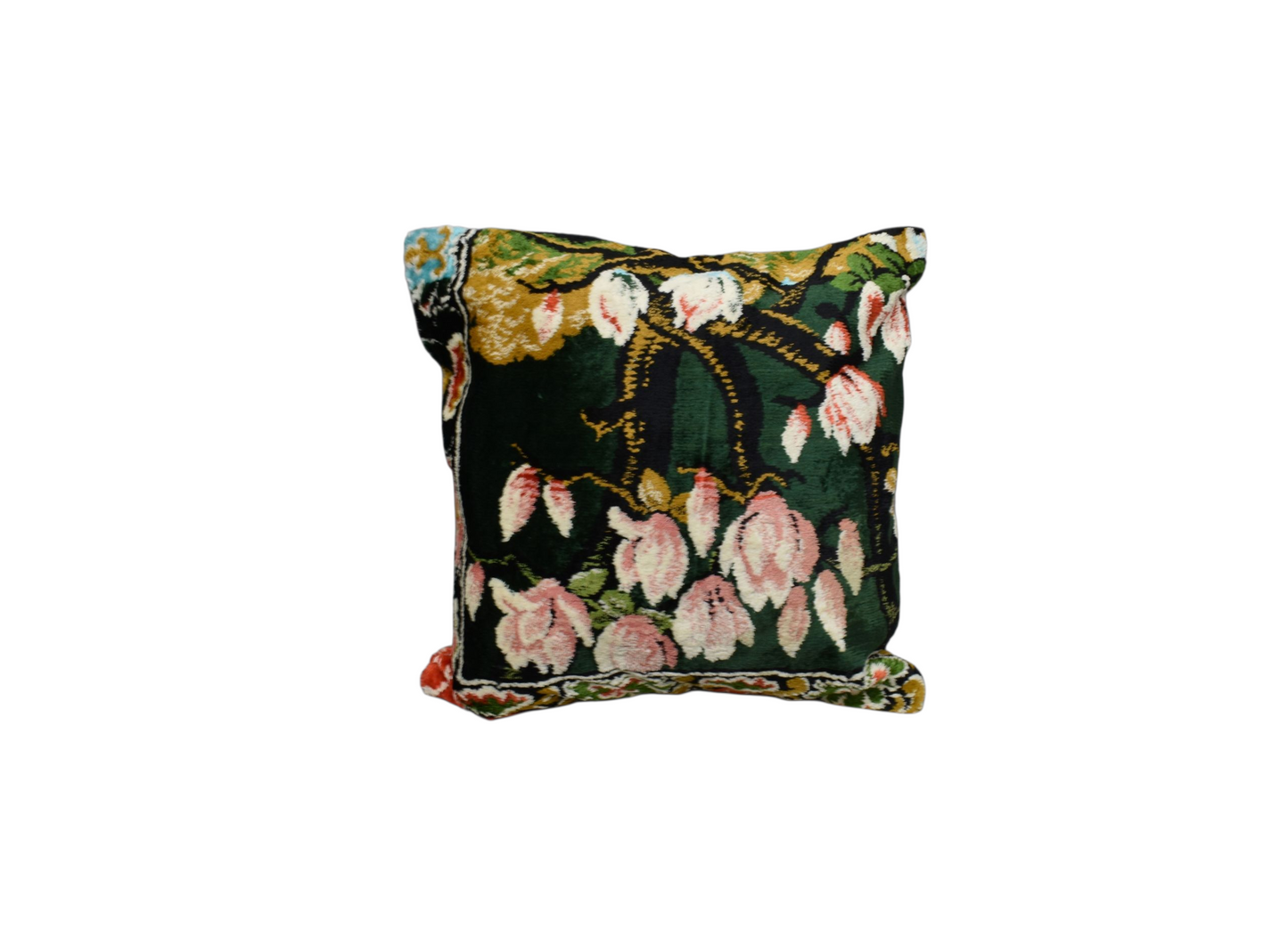 Kilim Antik Kadife Dokuma Dekoratif Kilim Kırlent Yastık Kılıfı 0968 - Yeni - Çok Renkli