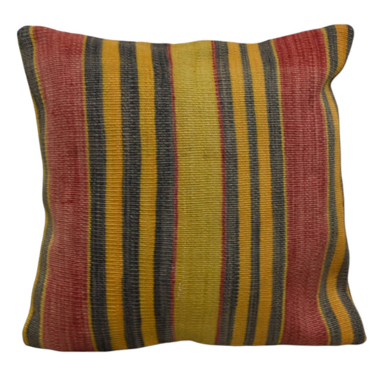 Kilim Antik El Dokuma Dekoratif Kilim Kırlent Yastık Kılıfı 0972 - Yeni - Çok Renkli