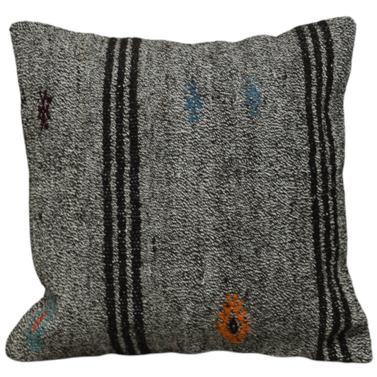Kilim Antik El Dokuma Dekoratif Kilim Kırlent Yastık Kılıfı 0973 - Yeni - Çok Renkli