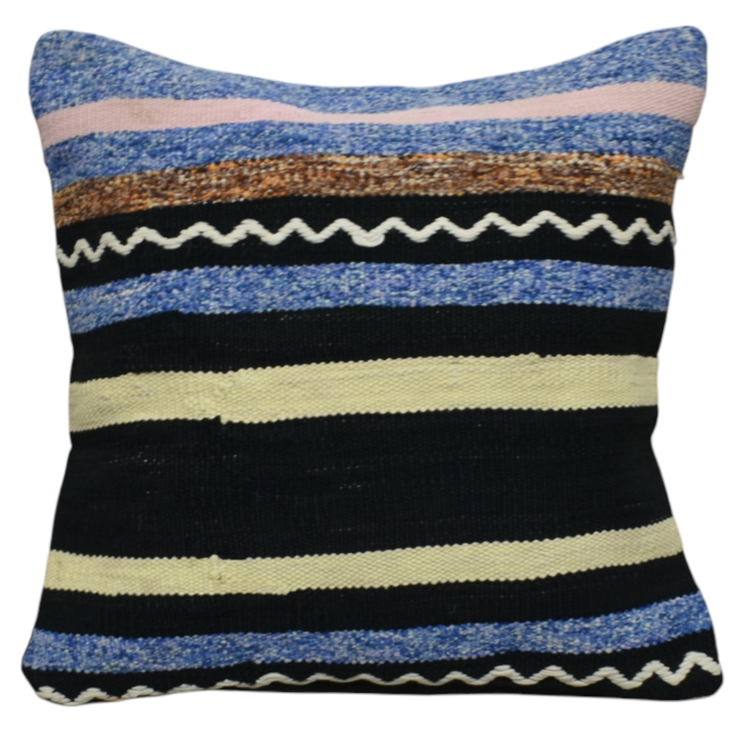 Kilim Antik El Dokuma Dekoratif Kilim Kırlent Yastık Kılıfı 0977 - Yeni - Çok Renkli