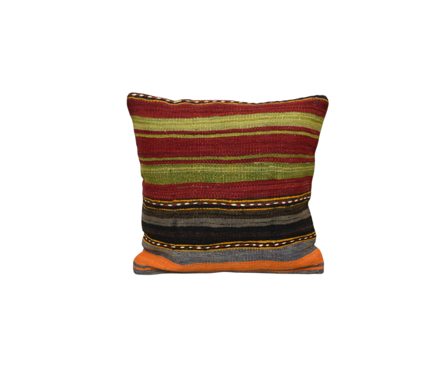 Kilim Antik El Dokuma Dekoratif Kilim Kırlent Yastık Kılıfı 0981 - Yeni - Çok Renkli