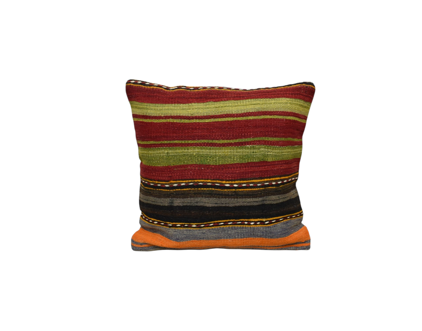 Kilim Antik El Dokuma Dekoratif Kilim Kırlent Yastık Kılıfı 0981 - Yeni - Çok Renkli
