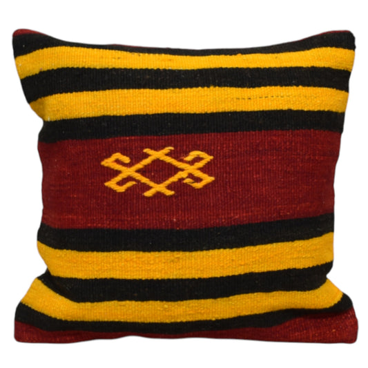 Kilim Antik El Dokuma Dekoratif Kilim Kırlent Yastık Kılıfı 0982 - Yeni - Çok Renkli