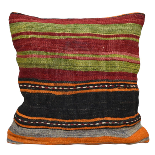 Kilim Antik El Dokuma Dekoratif Kilim Kırlent Yastık Kılıfı 0986 - Yeni - Çok Renkli
