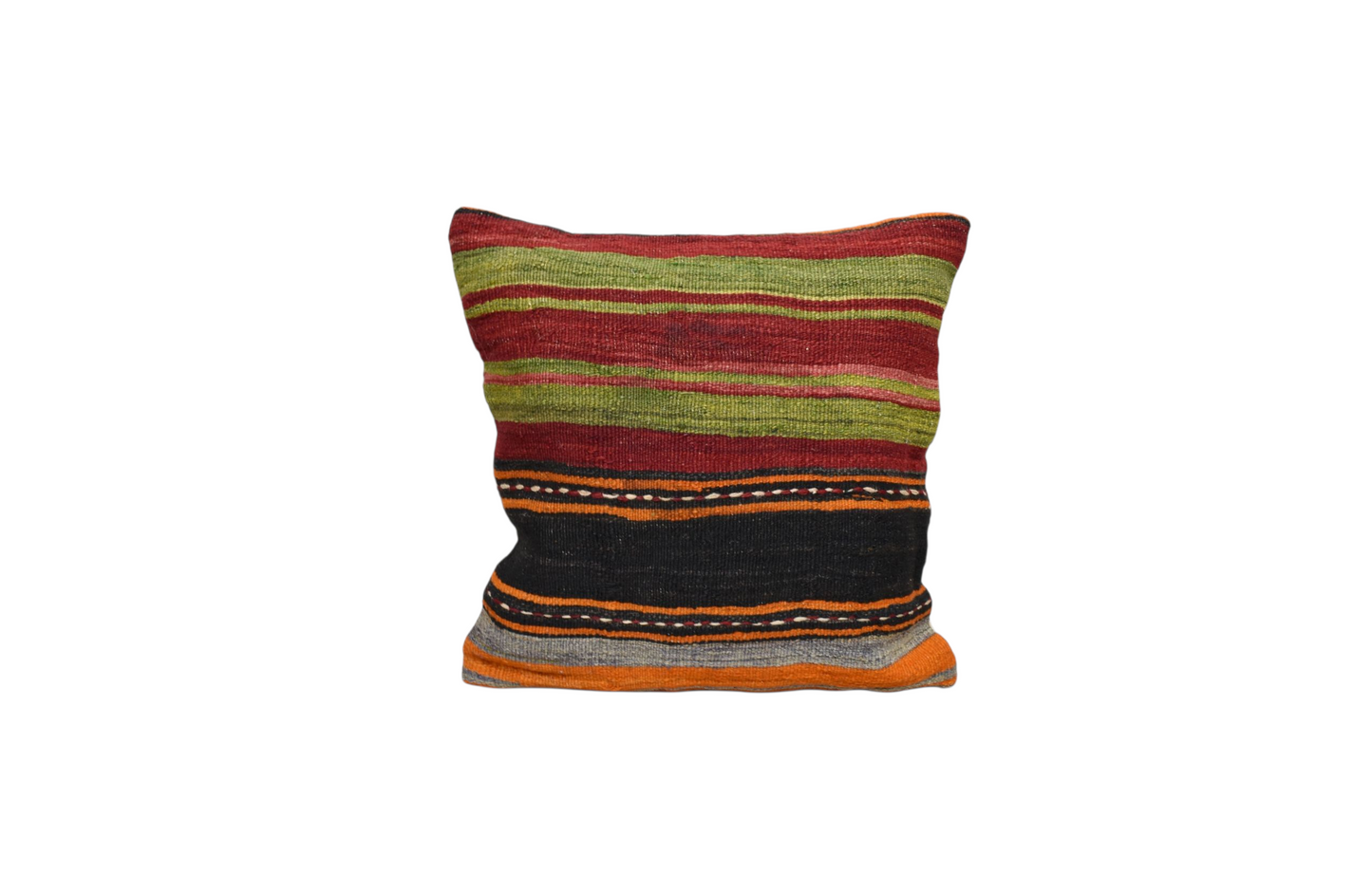 Kilim Antik El Dokuma Dekoratif Kilim Kırlent Yastık Kılıfı 0986 - Yeni - Çok Renkli