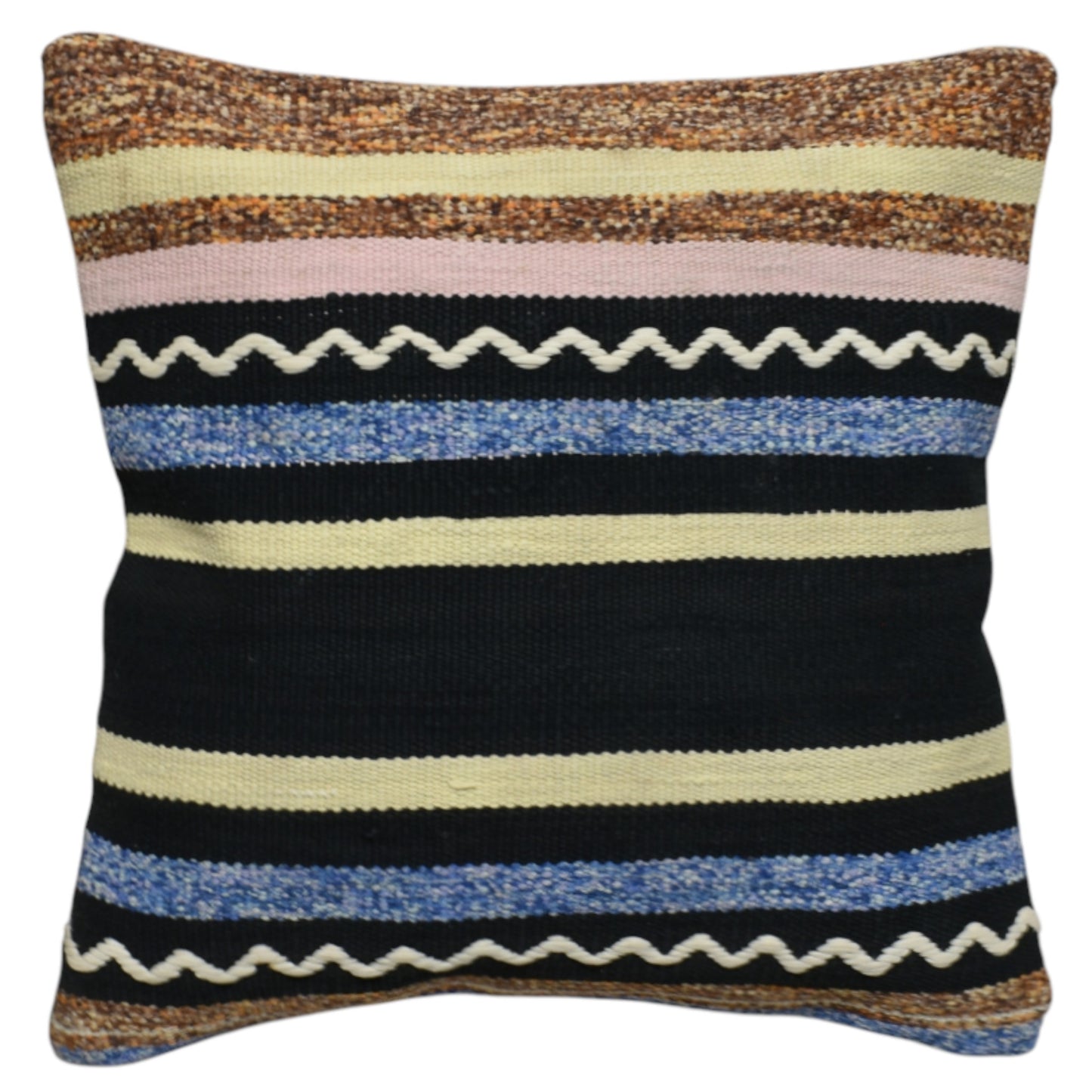 Kilim Antik El Dokuma Dekoratif Kilim Kırlent Yastık Kılıfı 0987 - Yeni - Çok Renkli