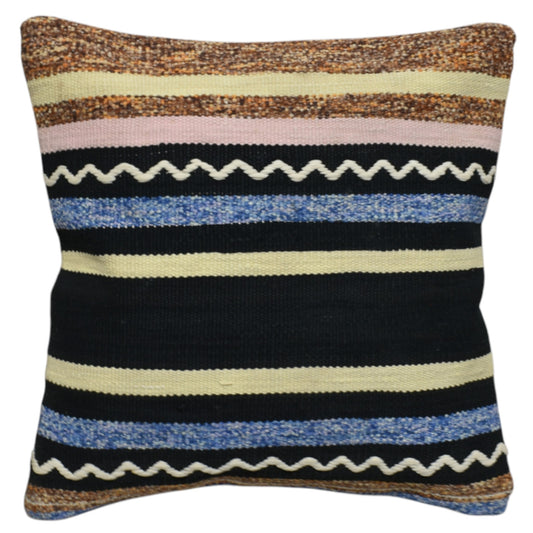 Kilim Antik El Dokuma Dekoratif Kilim Kırlent Yastık Kılıfı 0987 - Yeni - Çok Renkli