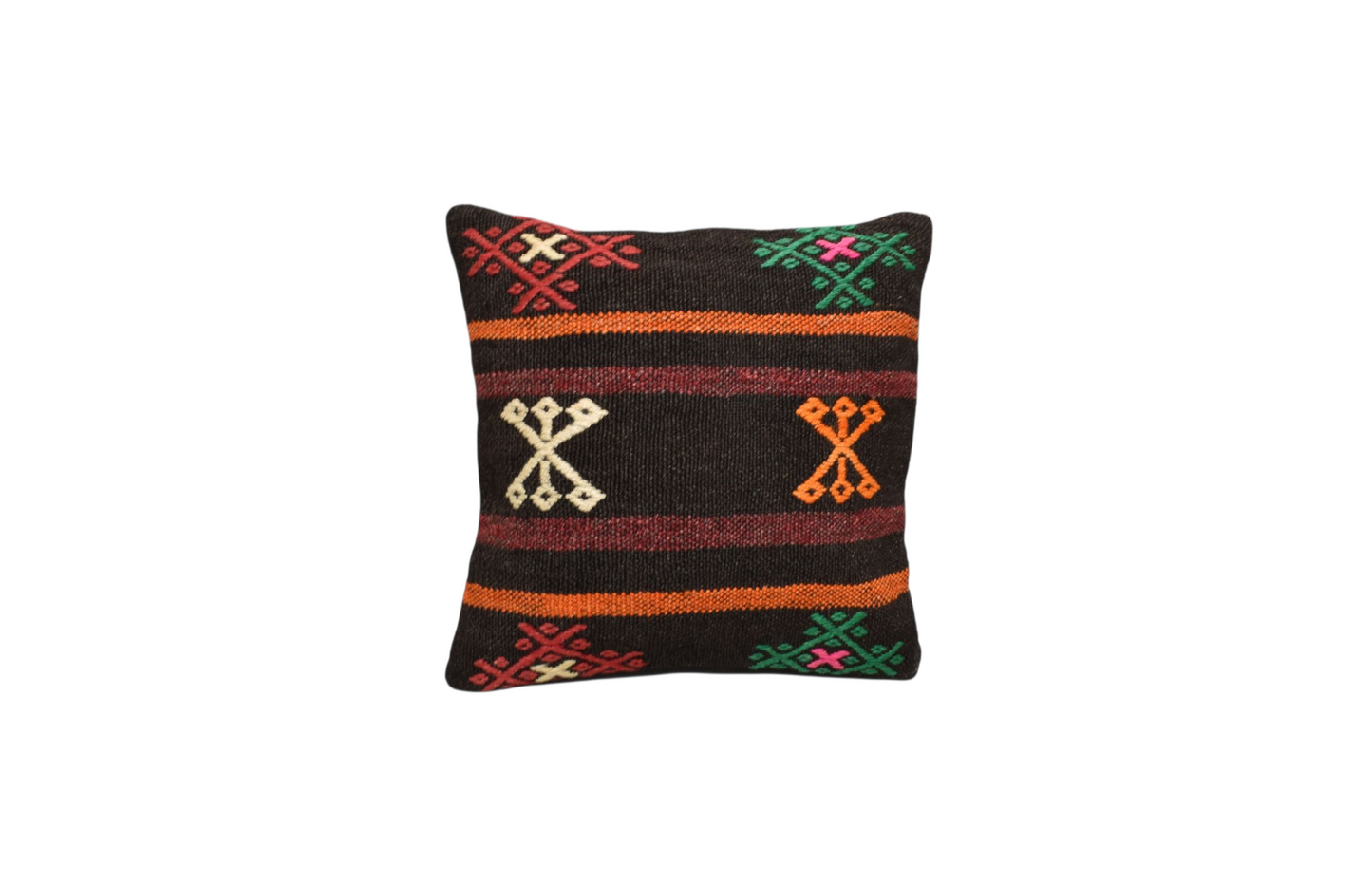 Kilim Antik El Dokuma Dekoratif Kilim Kırlent Yastık Kılıfı 0988 - Yeni - Çok Renkli