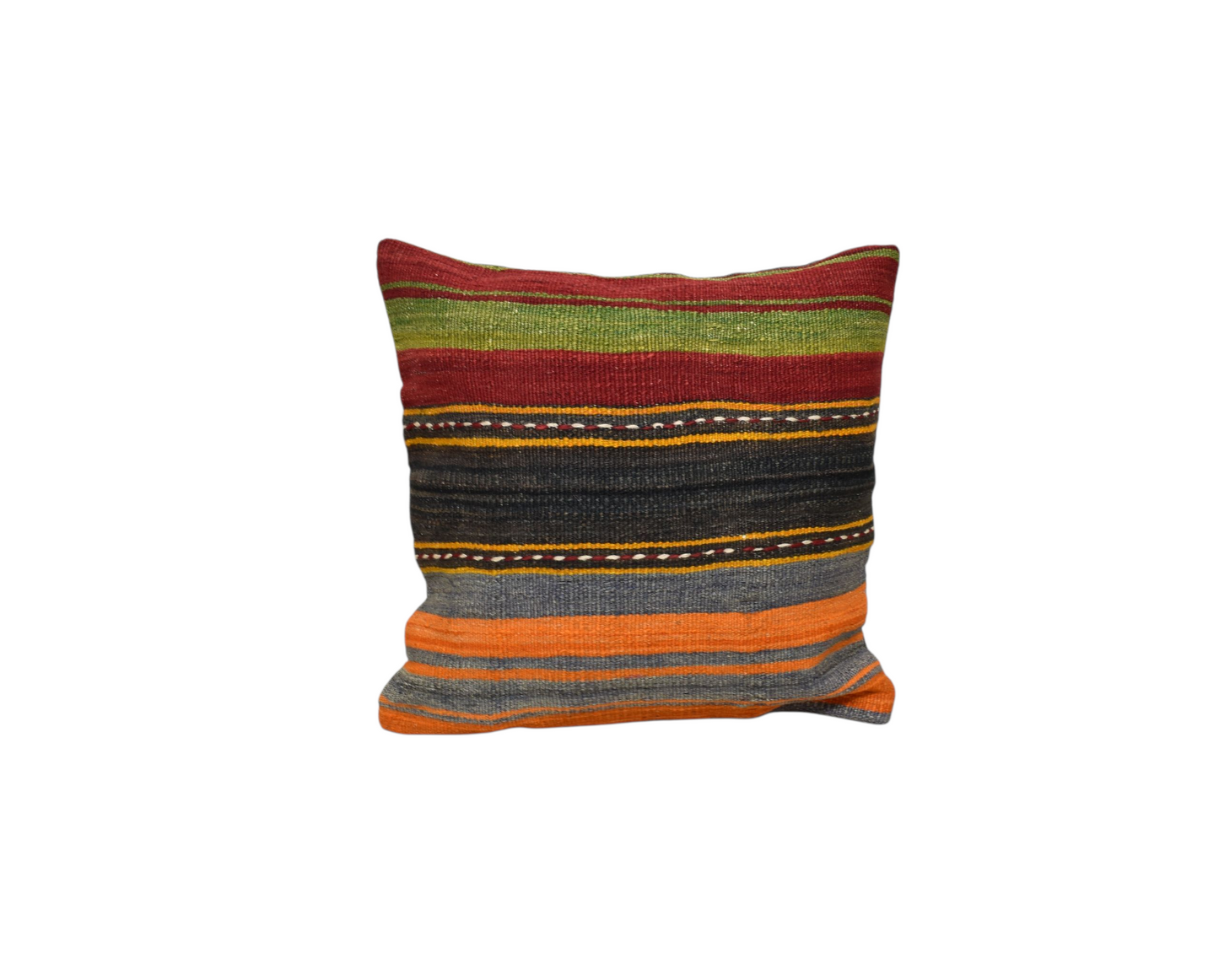 Kilim Antik El Dokuma Dekoratif Kilim Kırlent Yastık Kılıfı 0992 - Yeni - Çok Renkli