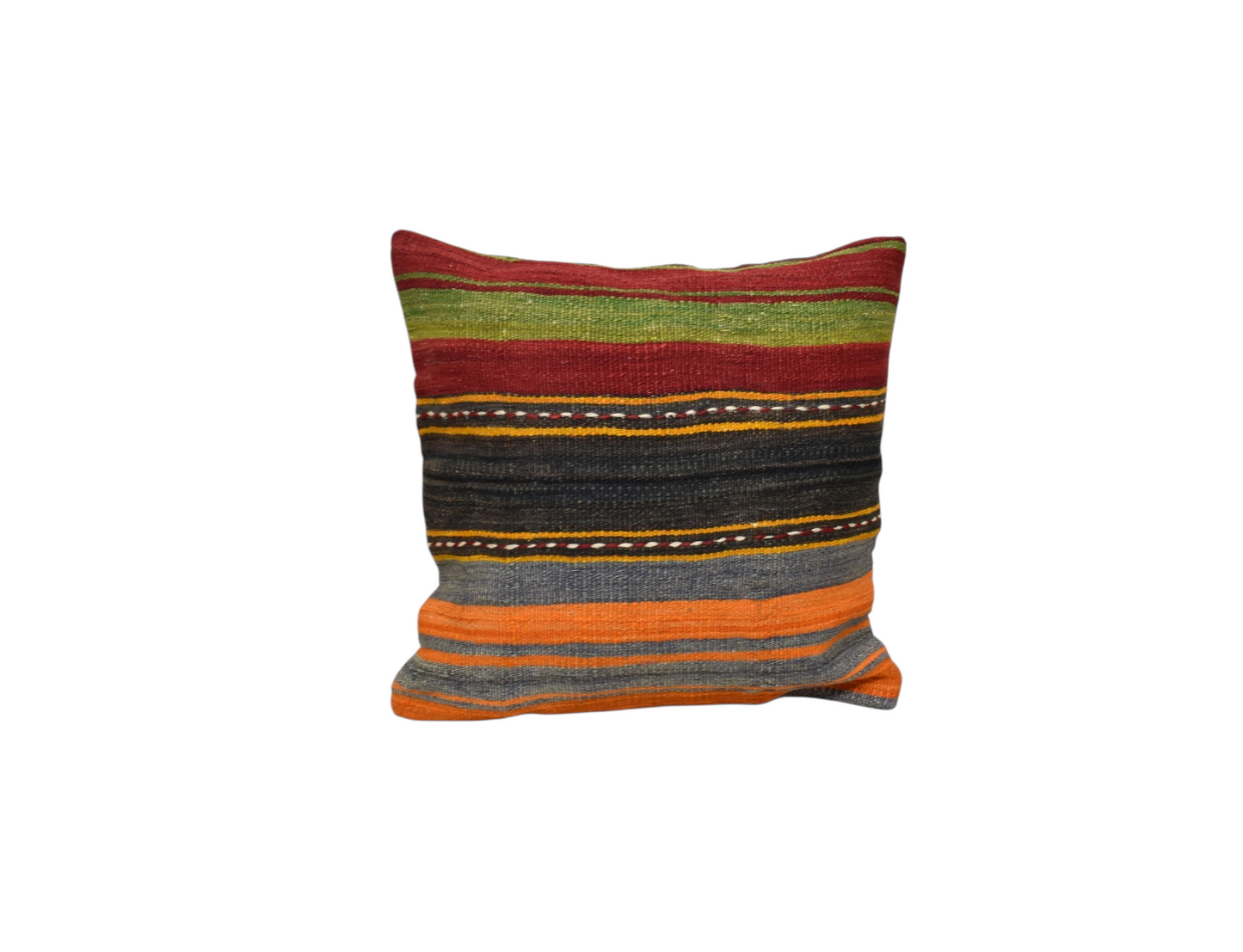 Kilim Antik El Dokuma Dekoratif Kilim Kırlent Yastık Kılıfı 0992 - Yeni - Çok Renkli