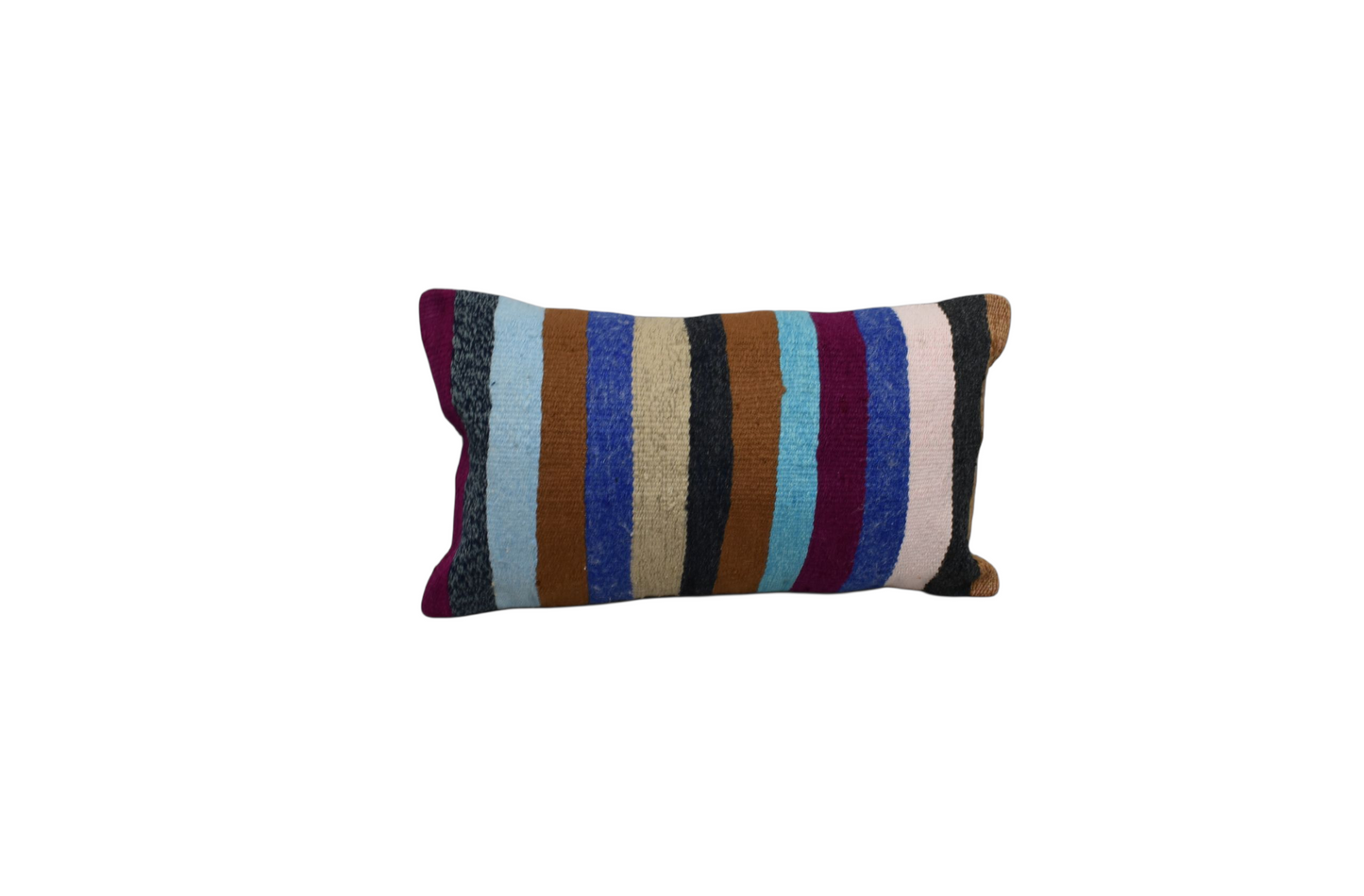 Kilim Antik El Dokuma Dekoratif Lumbar Kilim Kırlent Yastık Kılıfı 0998 - Yeni - Çok Renkli